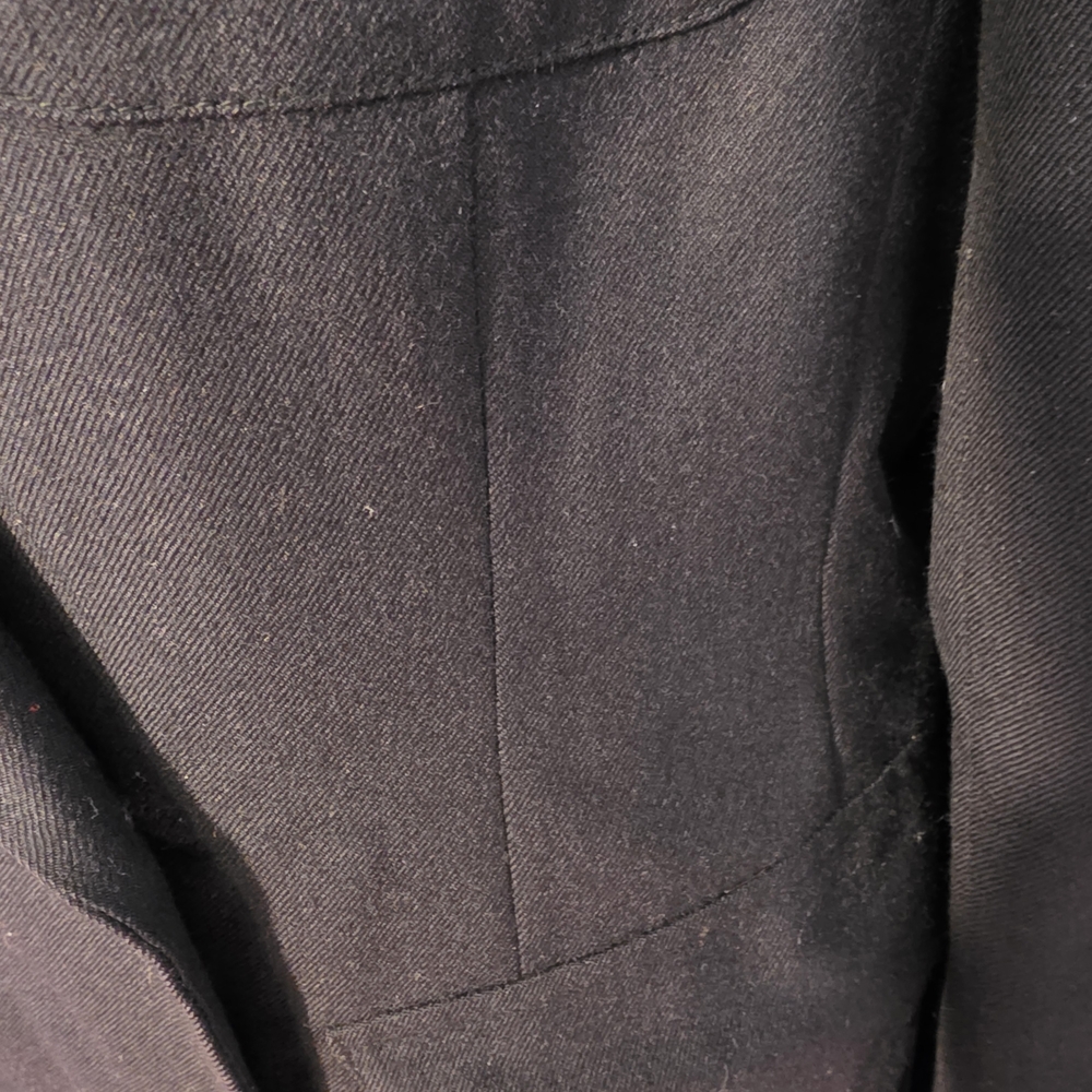 Navy Blue Double-Breasted Blazer with Gold Buttons - Picture 2 of 3
